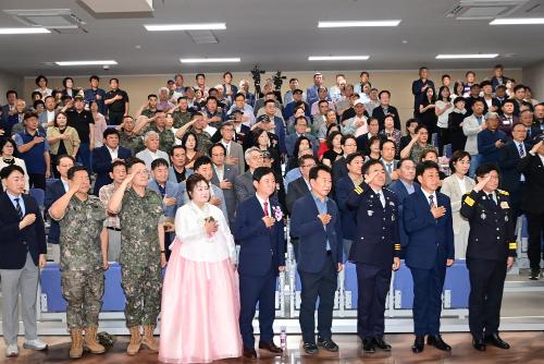 최문순 화천군수 퇴임식
